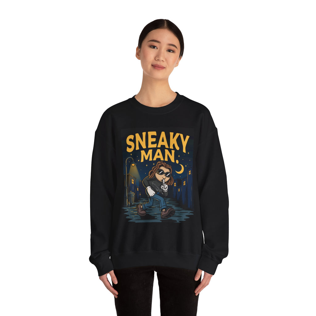 Sneaky Man Crewneck Sweatshirt