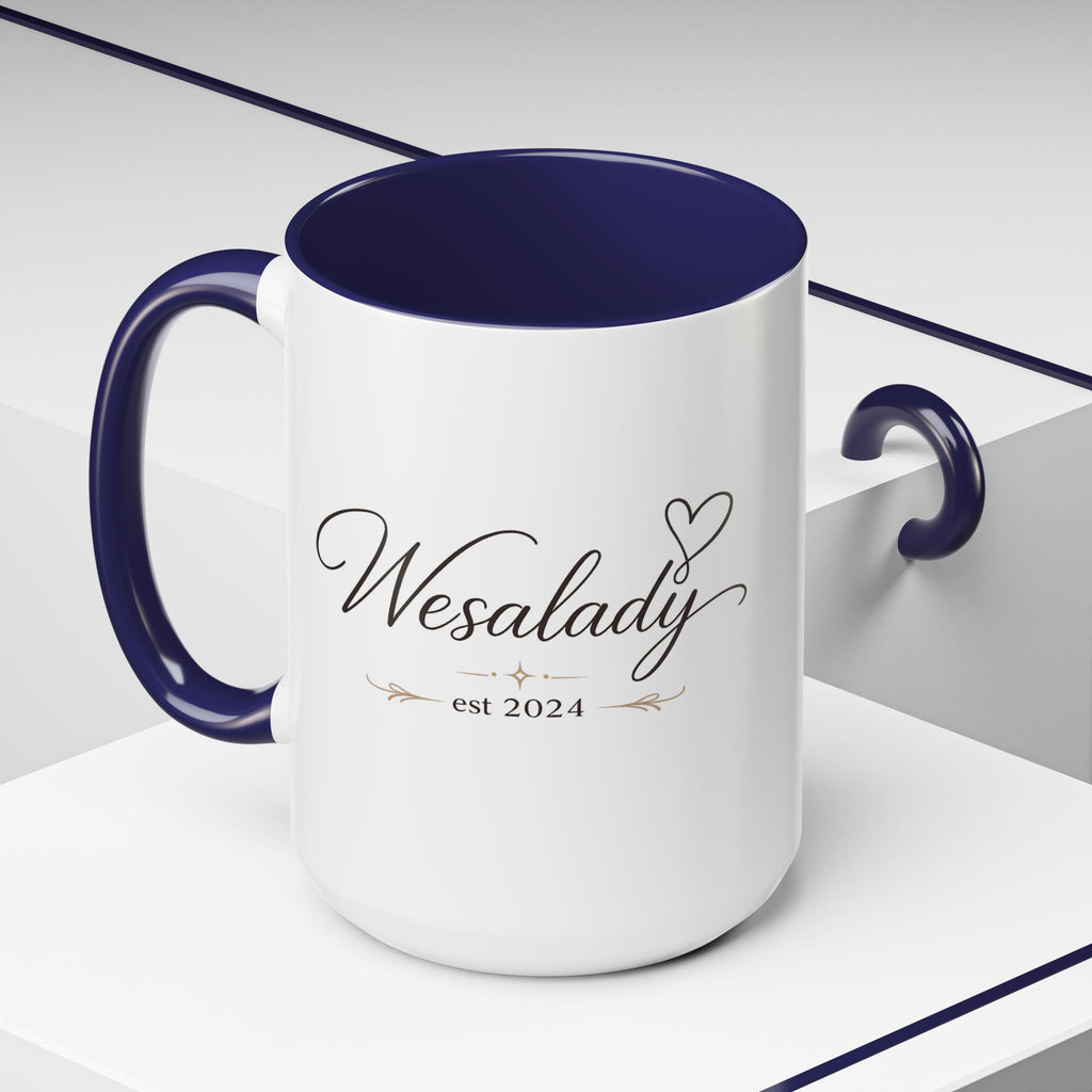 Wesalady Est. 2024 Accent Coffee Mug