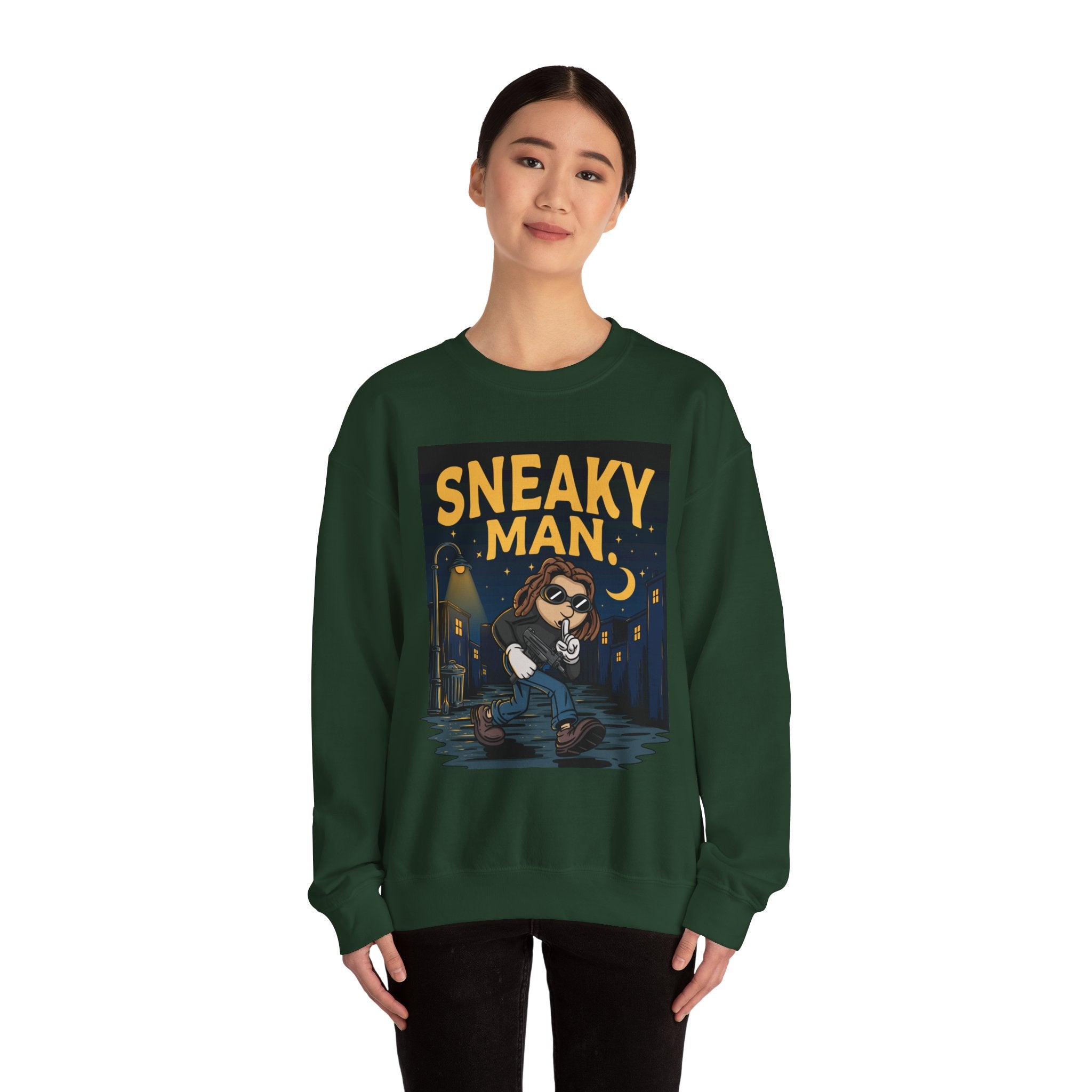 Sneaky Man Crewneck Sweatshirt