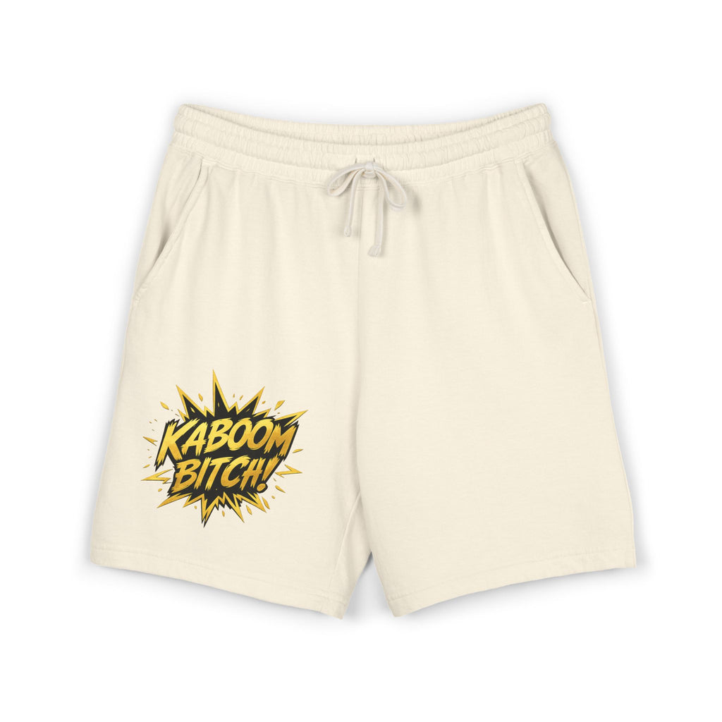 Kaboom Bitch! Sweat Shorts — Casual Fleece Lounge Shorts