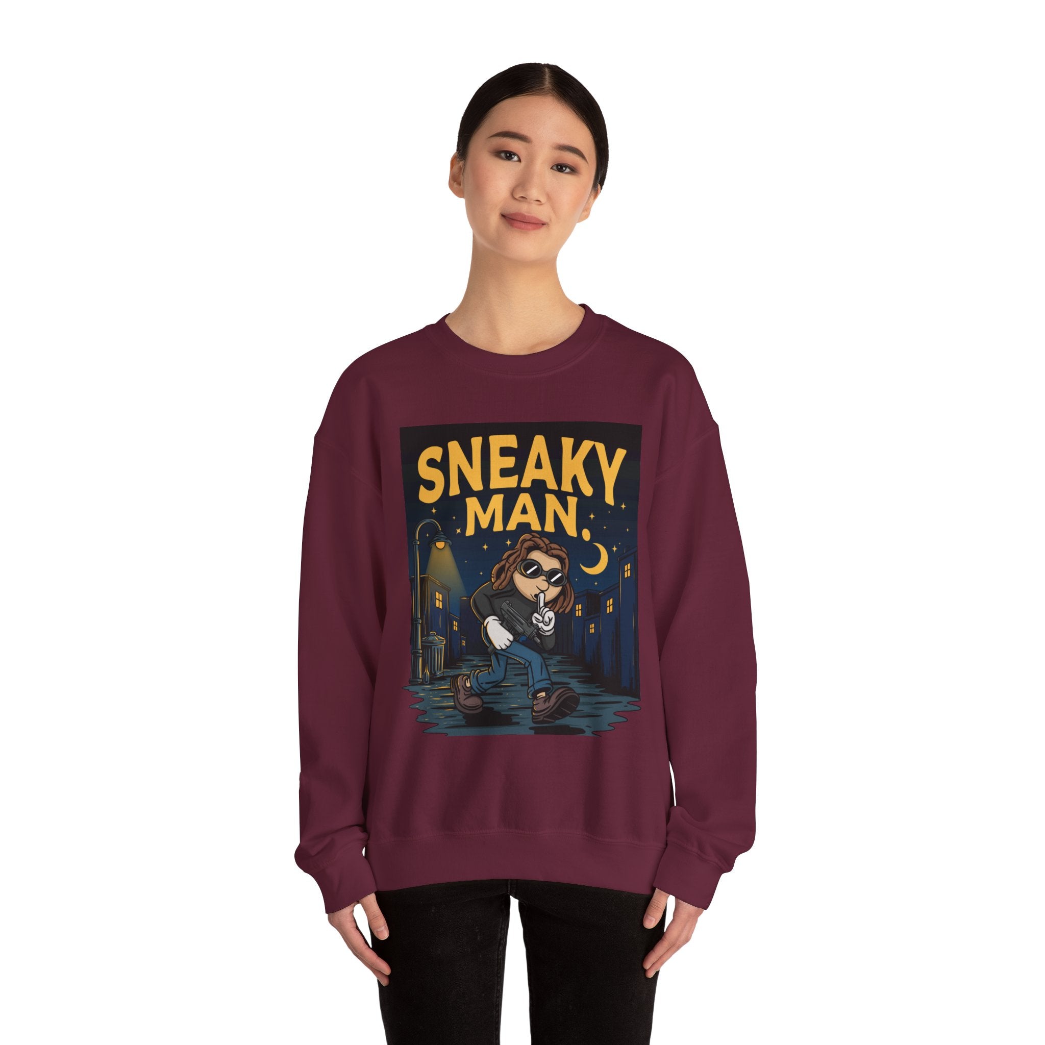 Sneaky Man Crewneck Sweatshirt