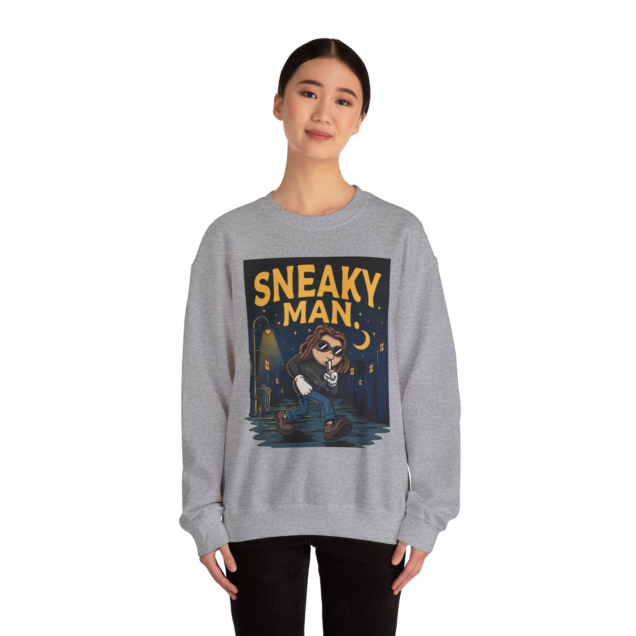 Sneaky Man Crewneck Sweatshirt