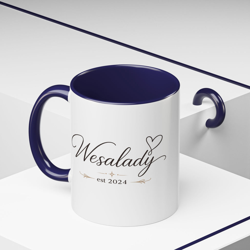 Wesalady Est. 2024 Accent Coffee Mug