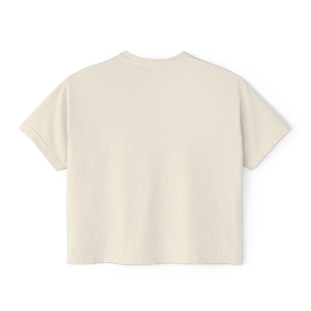 WesaLady Kaboom Bitch Graphic Tee — Women's Boxy Crop Top