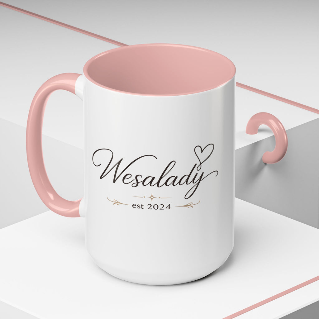 Wesalady Est. 2024 Accent Coffee Mug