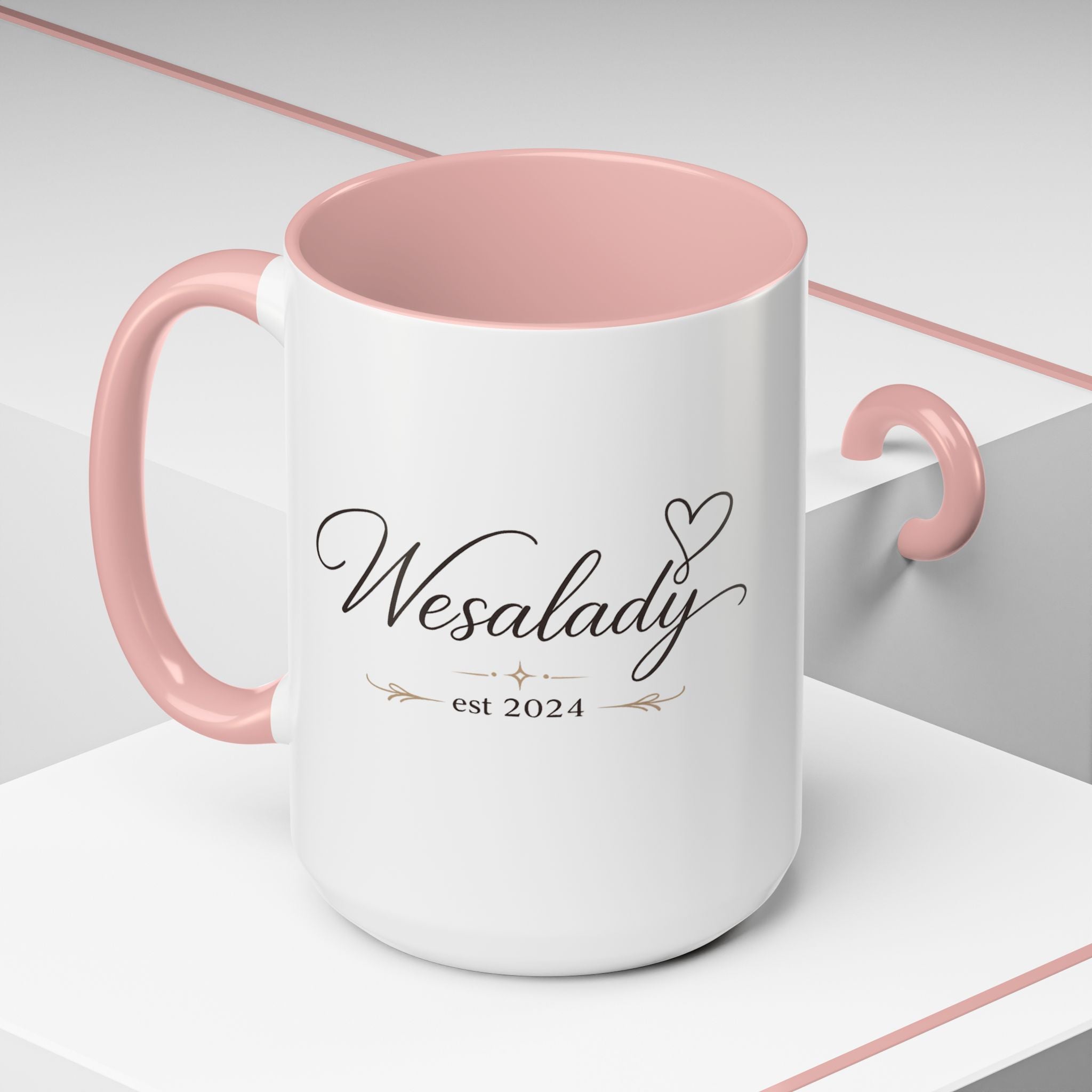 Wesalady Est. 2024 Accent Coffee Mug