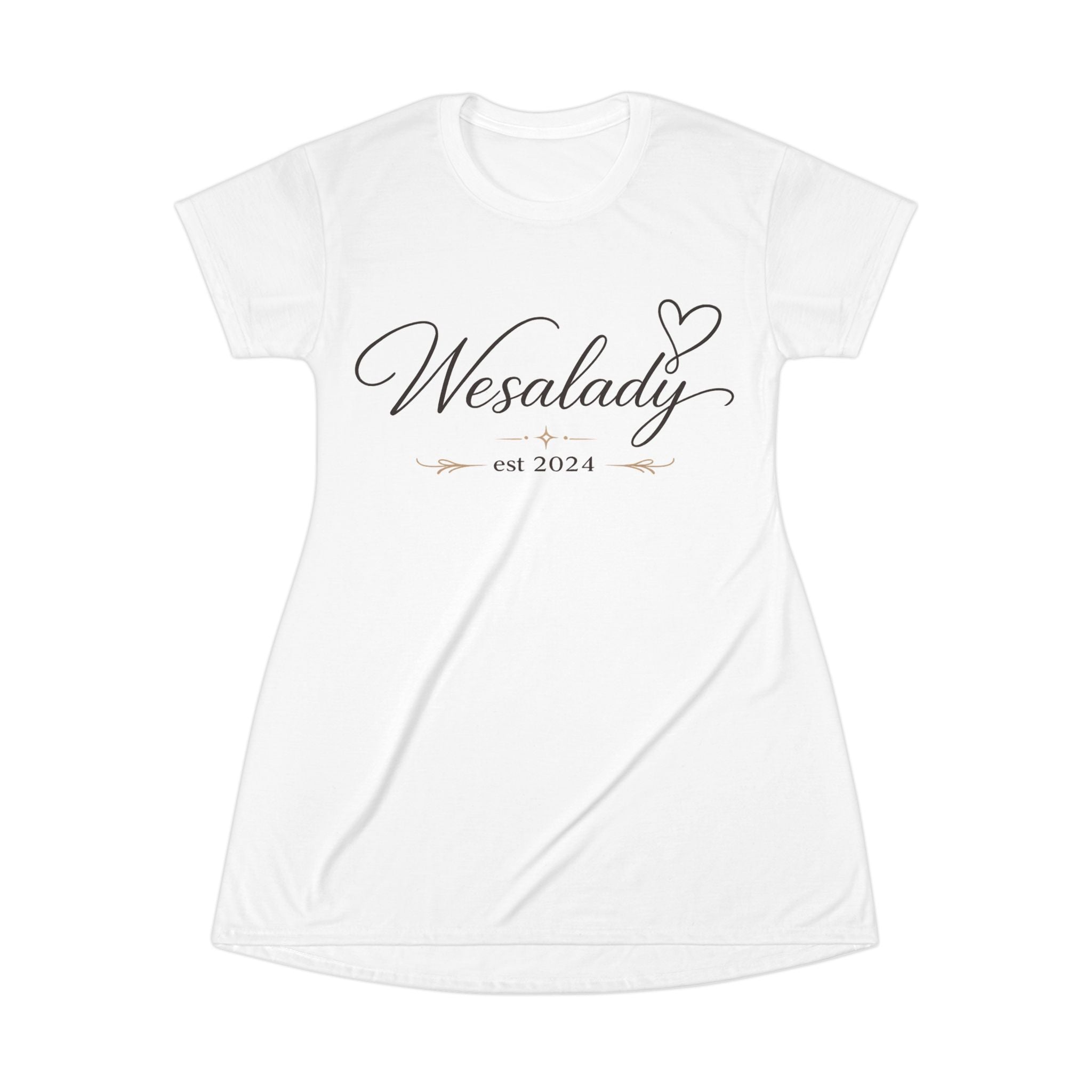 Wesalady Est. 2024 T-Shirt Dress