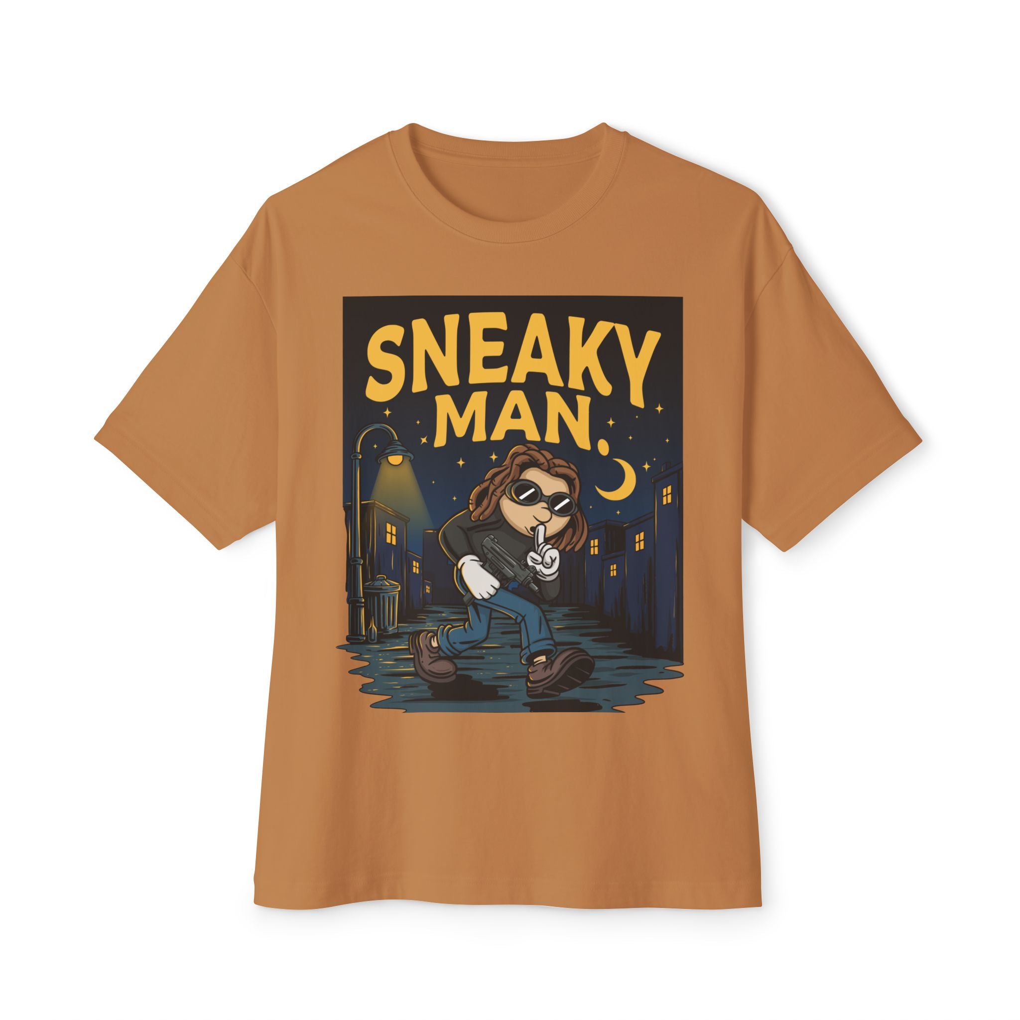 Oversized Sneaky Man Box T‑Shirt