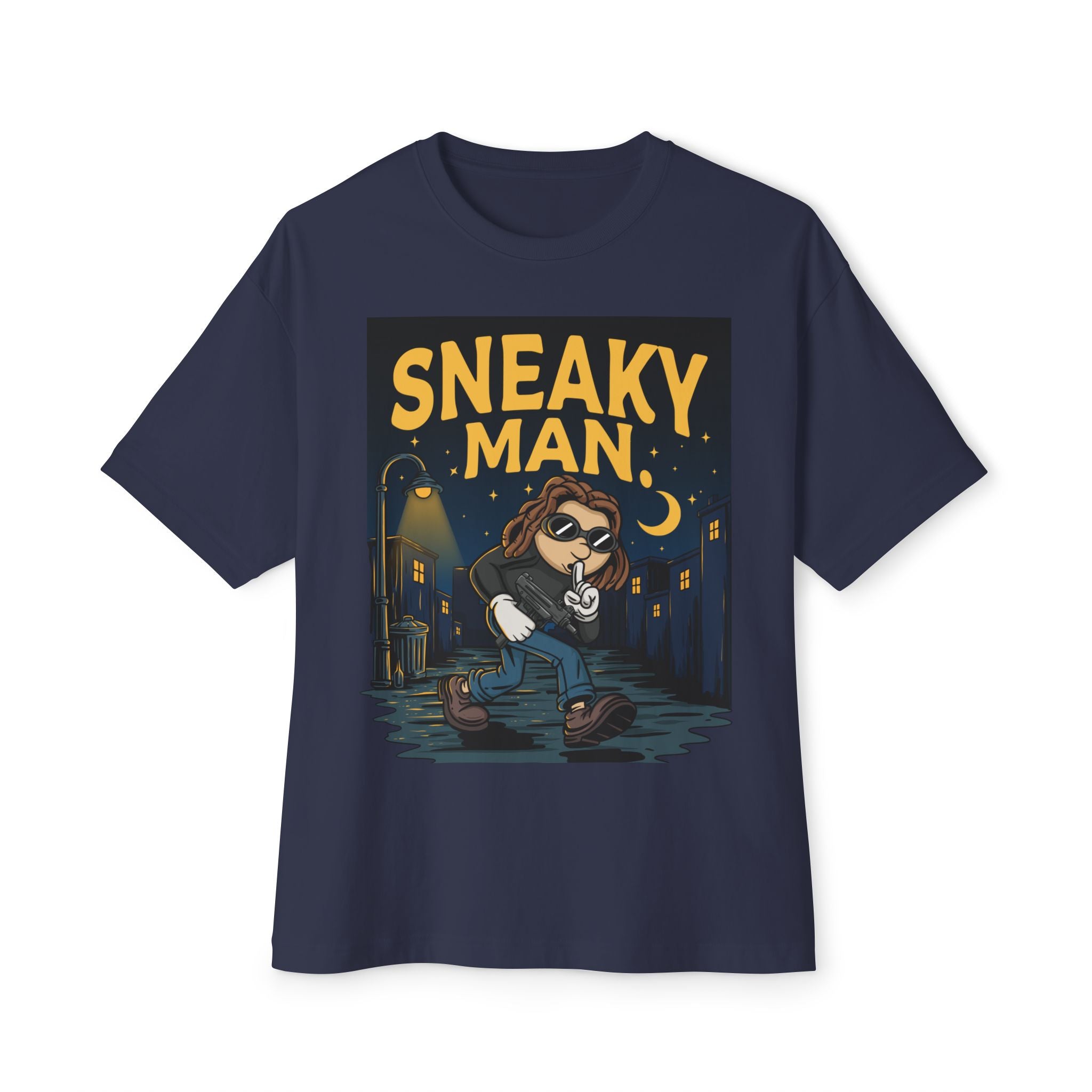 Oversized Sneaky Man Box T‑Shirt