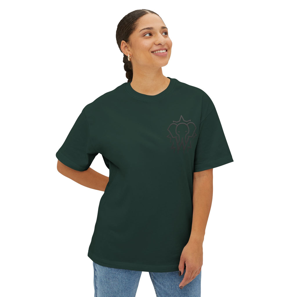 Wesalinki Elephant logo Oversize tee