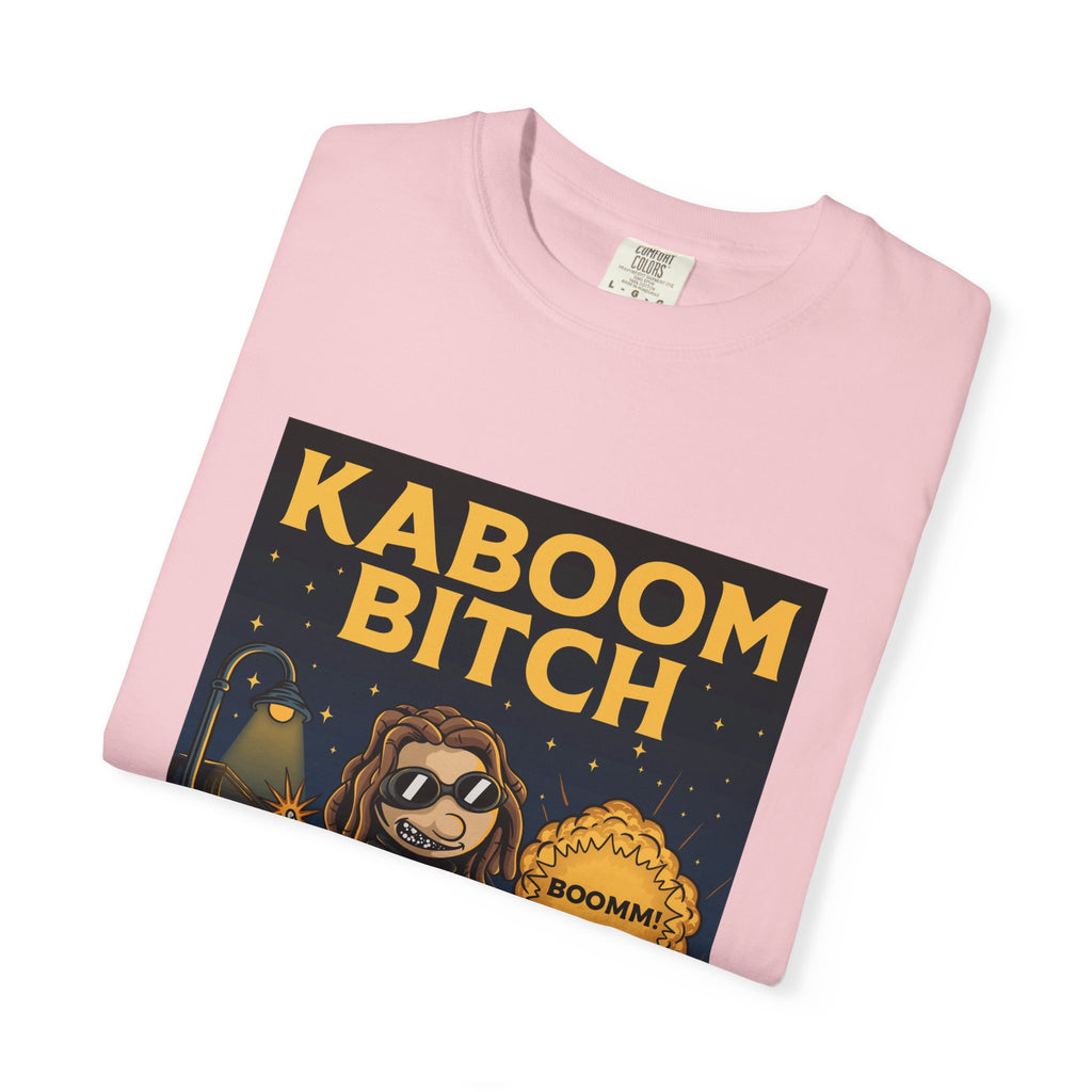 Kaboom Bitch T-Shirt — Vintage Cartoon Explosion Graphic Tee