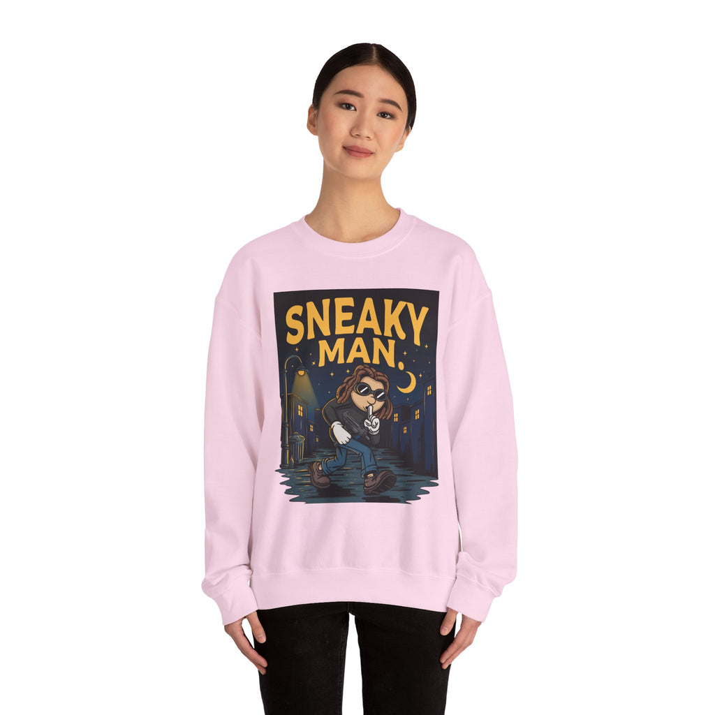 Sneaky Man Crewneck Sweatshirt