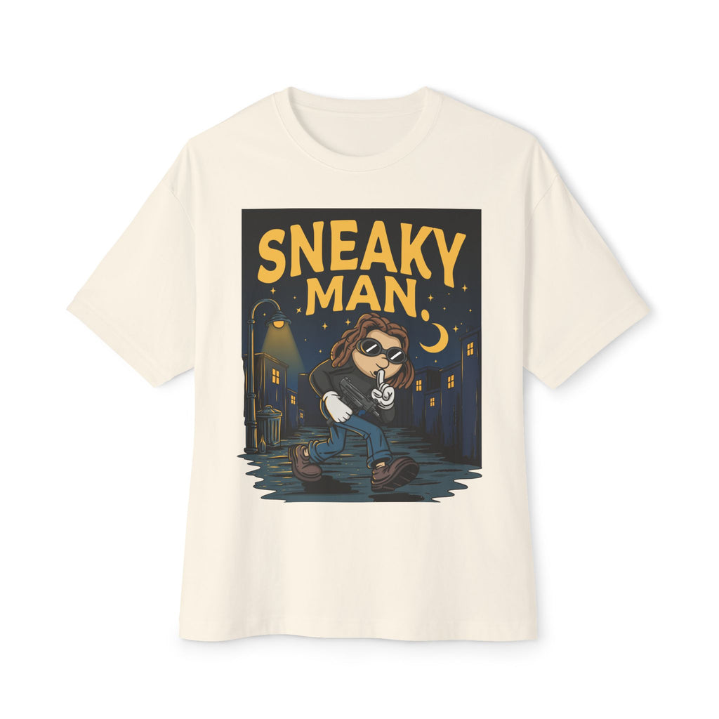 Oversized Sneaky Man Box T‑Shirt