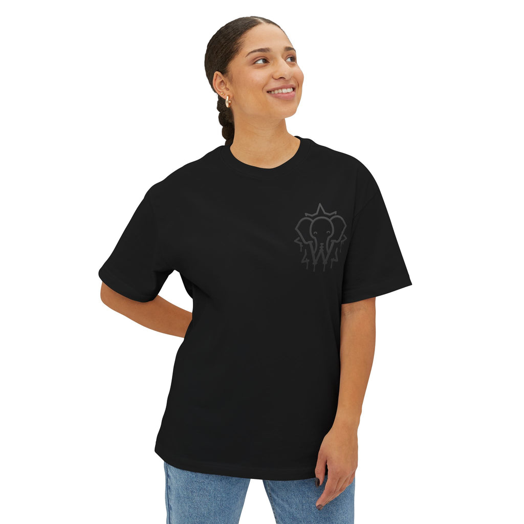 Wesalinki Elephant logo Oversize tee