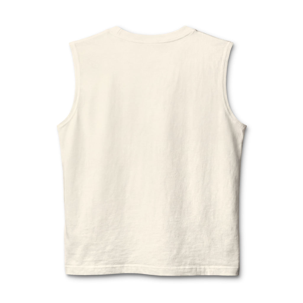 Sneaky Man Muscle Tank – Nighttime Raccoon Thief Graphic Tank Top