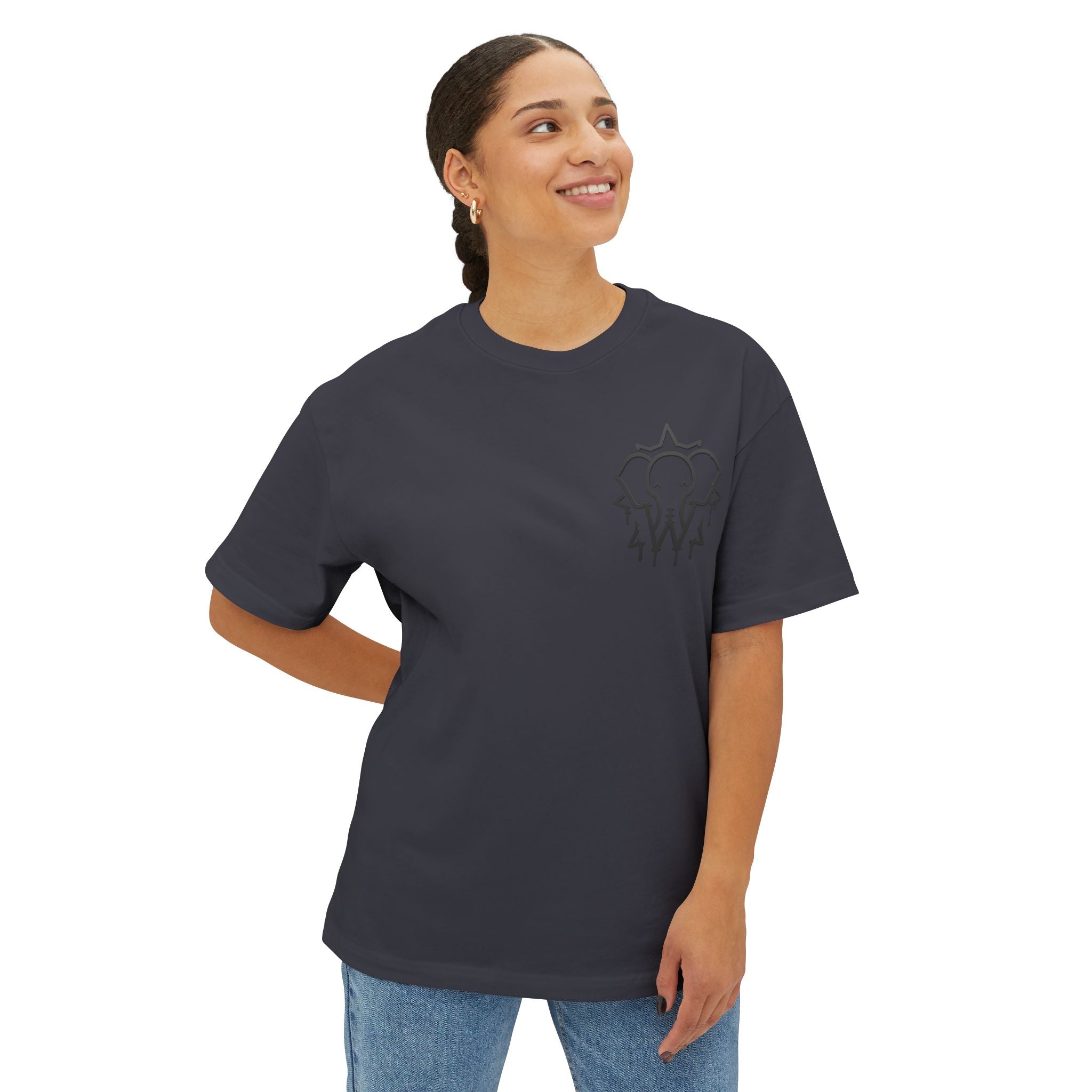 Wesalinki Elephant logo Oversize tee