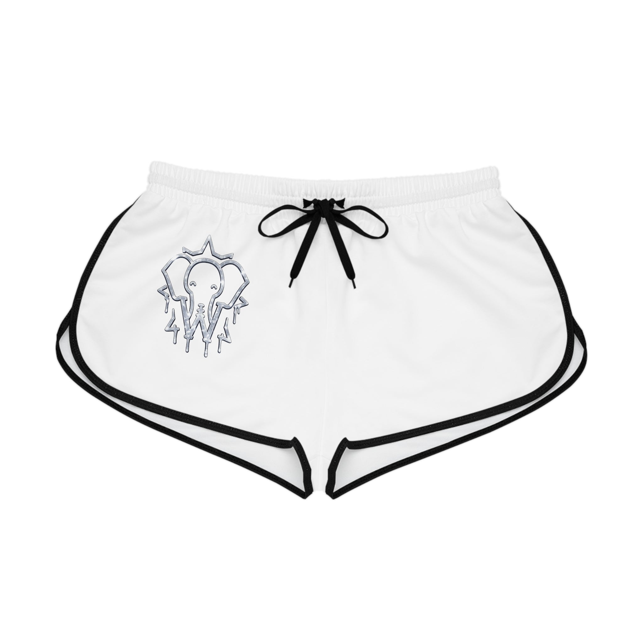 Elephant Logo Women's Relaxed Shorts — Casual Summer Beach Lounge Shorts