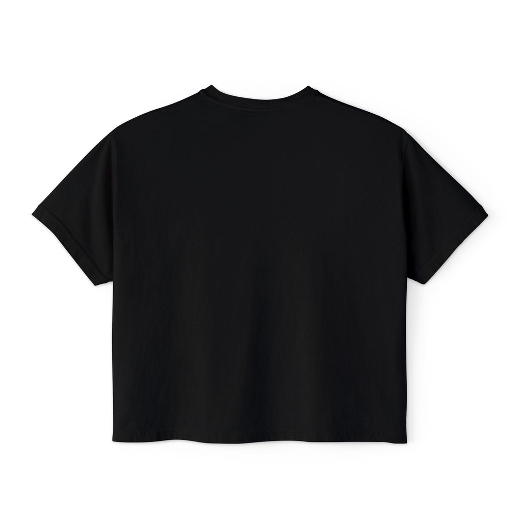 WesaLady Kaboom Bitch Graphic Tee — Women's Boxy Crop Top