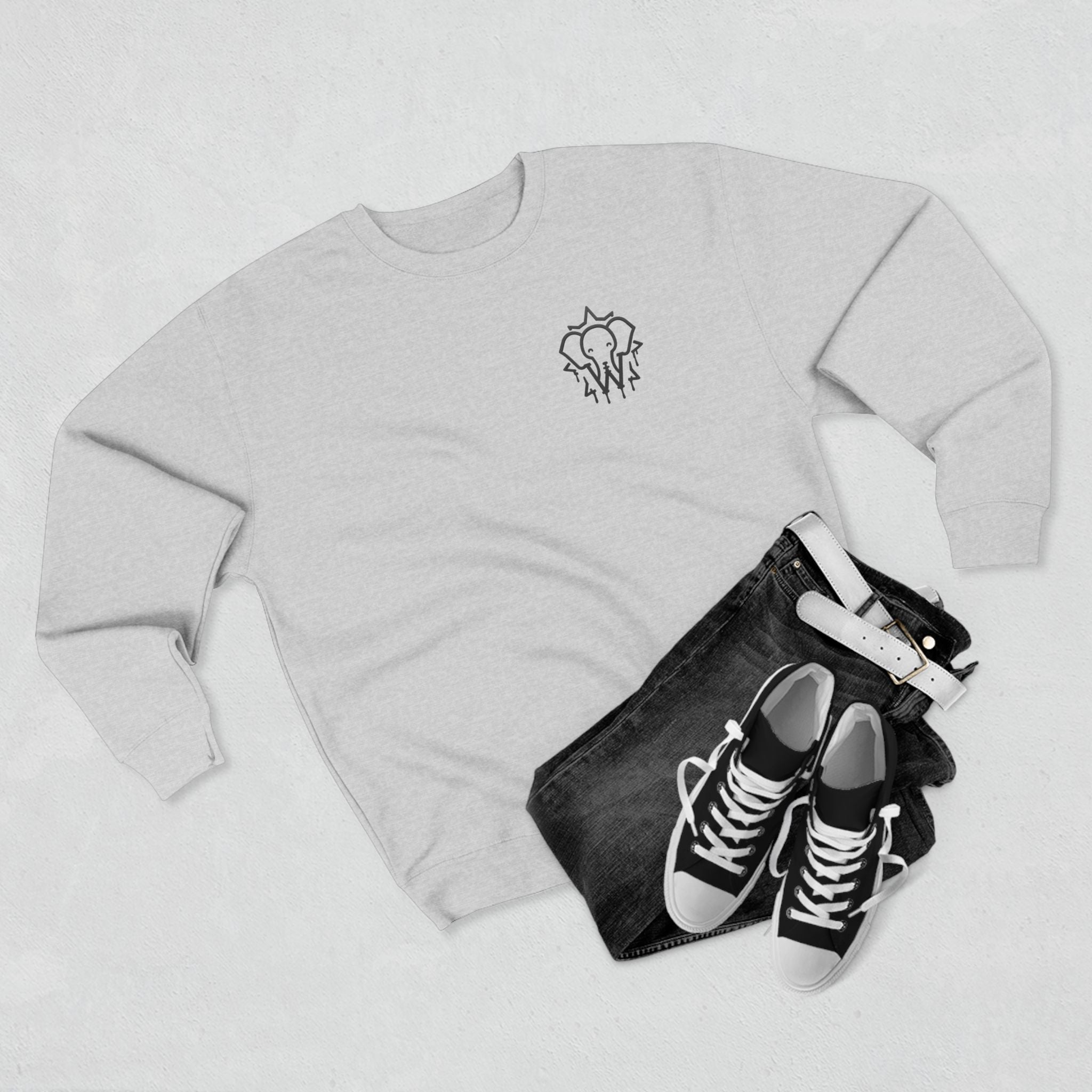 Wesalinki Elephant Logo Crewneck