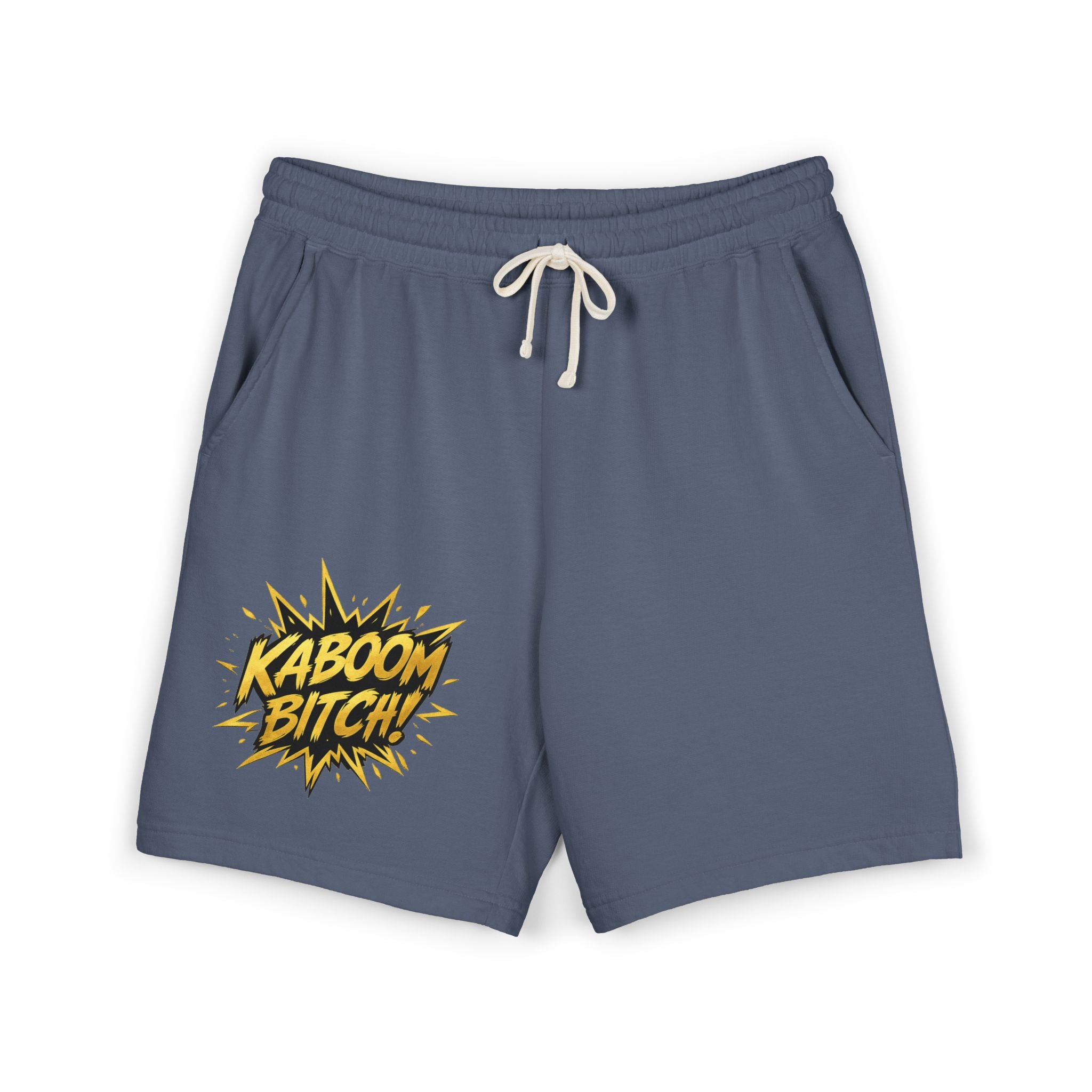 Kaboom Bitch! Sweat Shorts — Casual Fleece Lounge Shorts