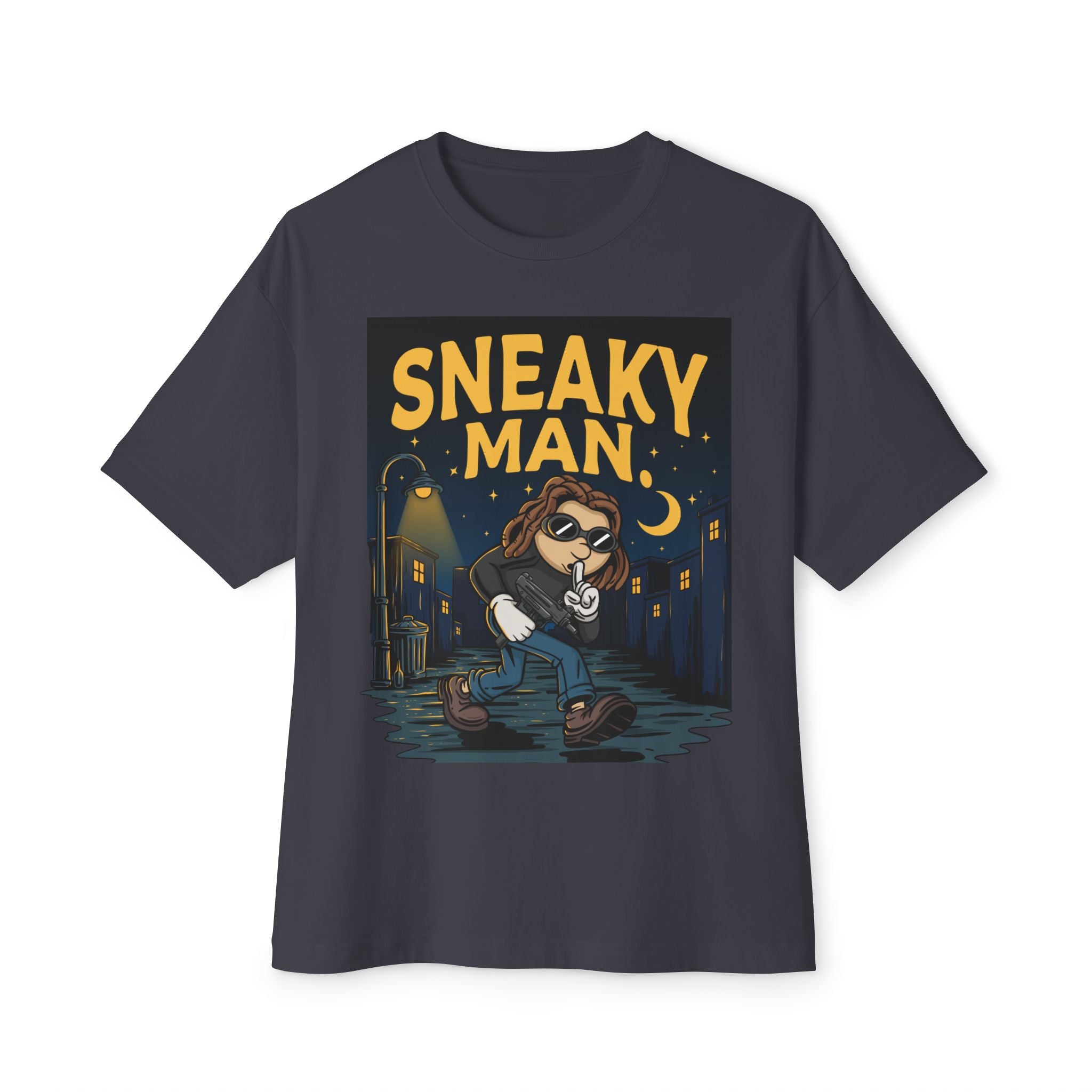 Oversized Sneaky Man Box T‑Shirt