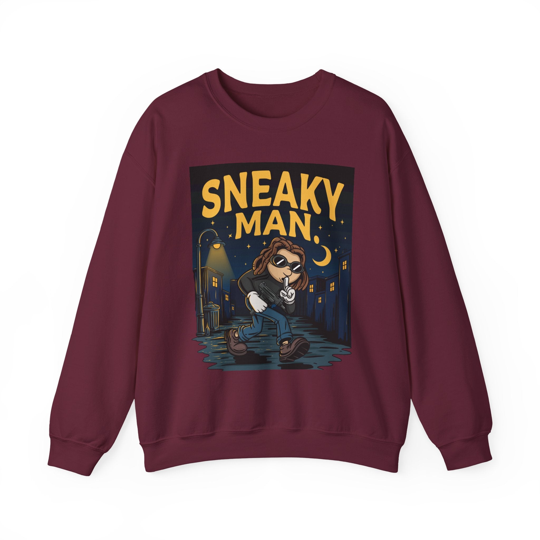 Sneaky Man Crewneck Sweatshirt