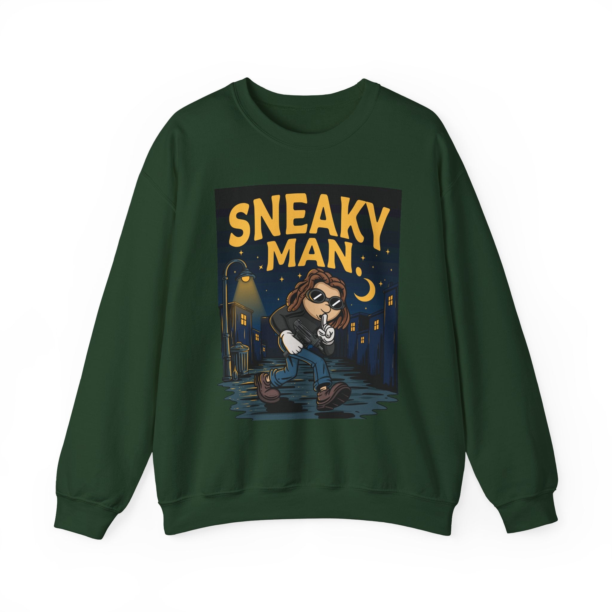 Sneaky Man Crewneck Sweatshirt