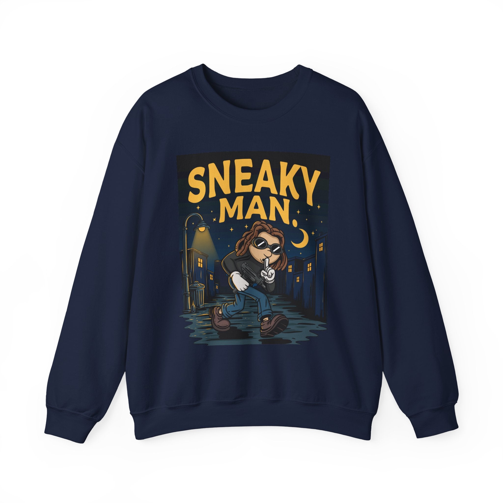 Sneaky Man Crewneck Sweatshirt