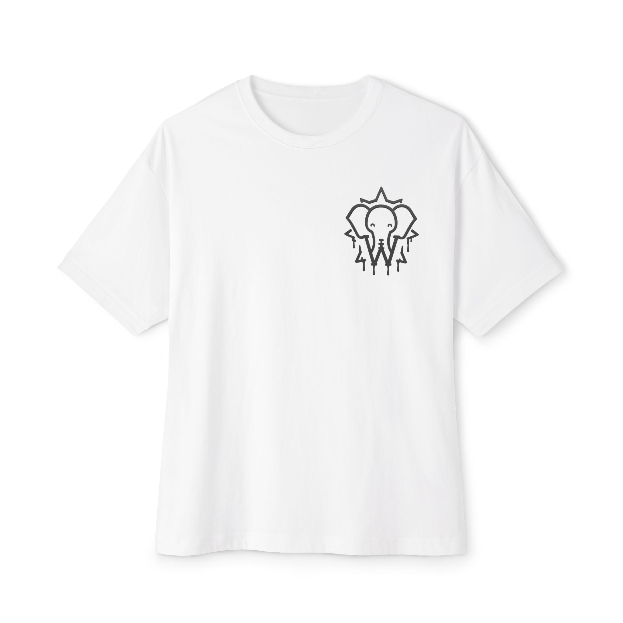 Wesalinki Elephant logo Oversize tee