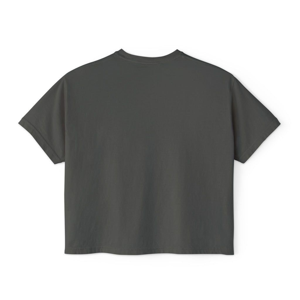 WesaLady Kaboom Bitch Graphic Tee — Women's Boxy Crop Top