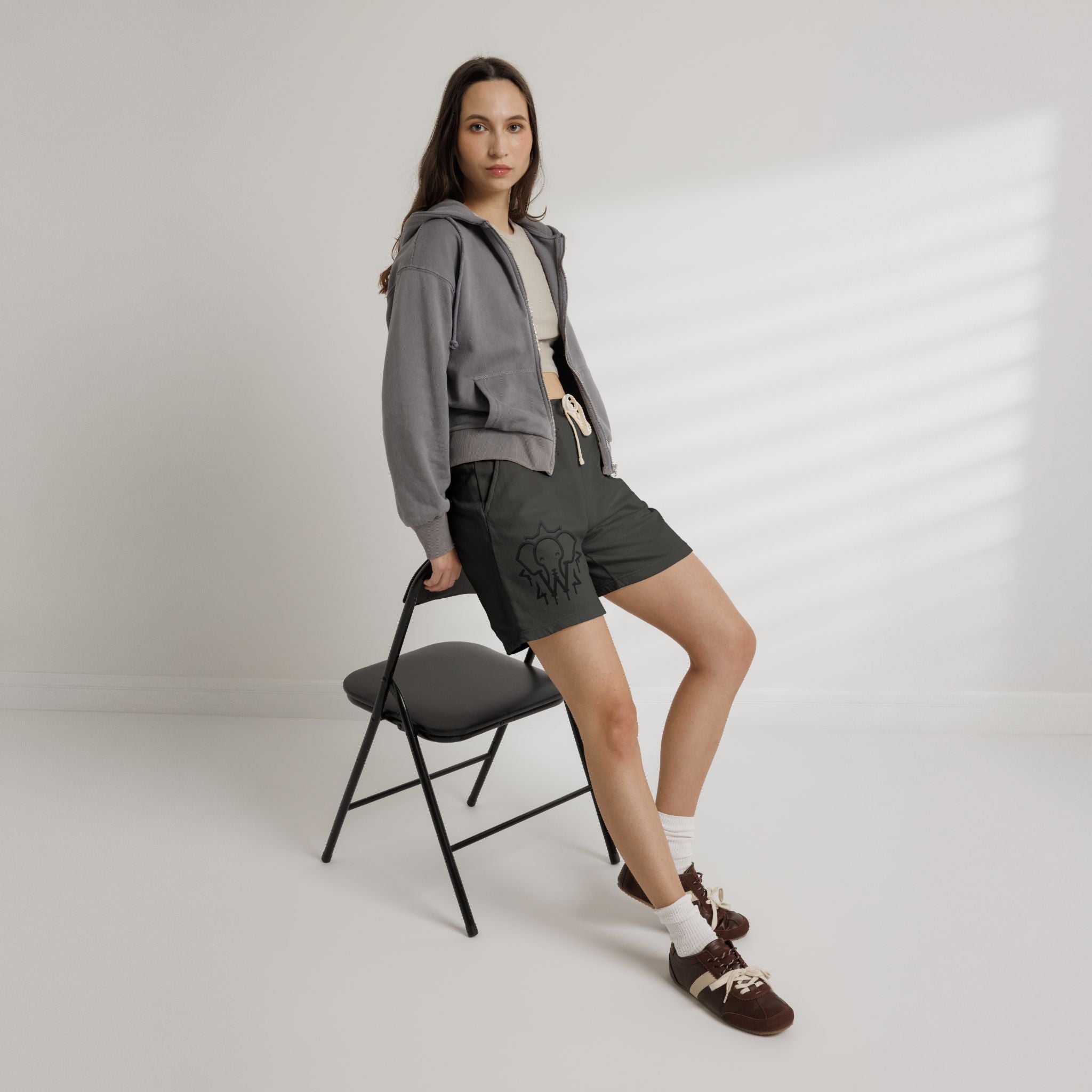 WESALINKI LOGO SWEAT SHORTS