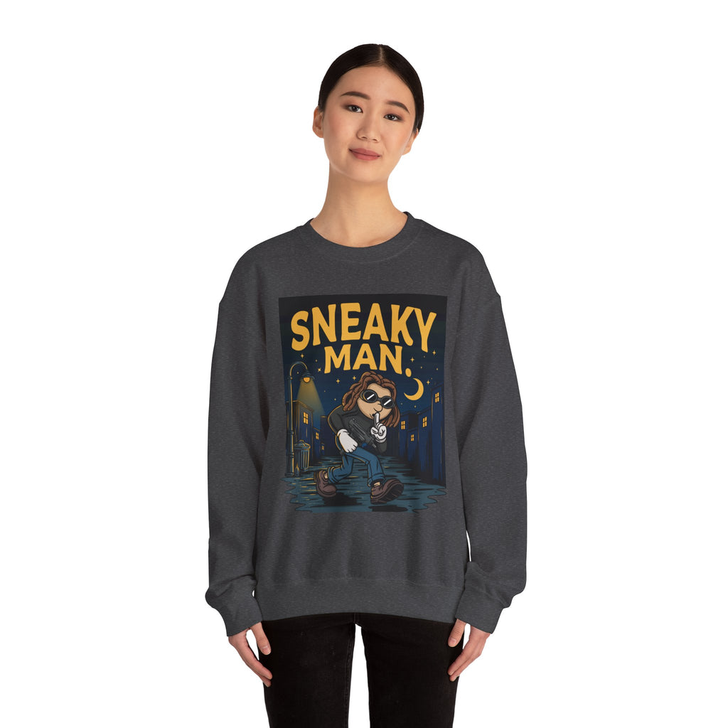 Sneaky Man Crewneck Sweatshirt