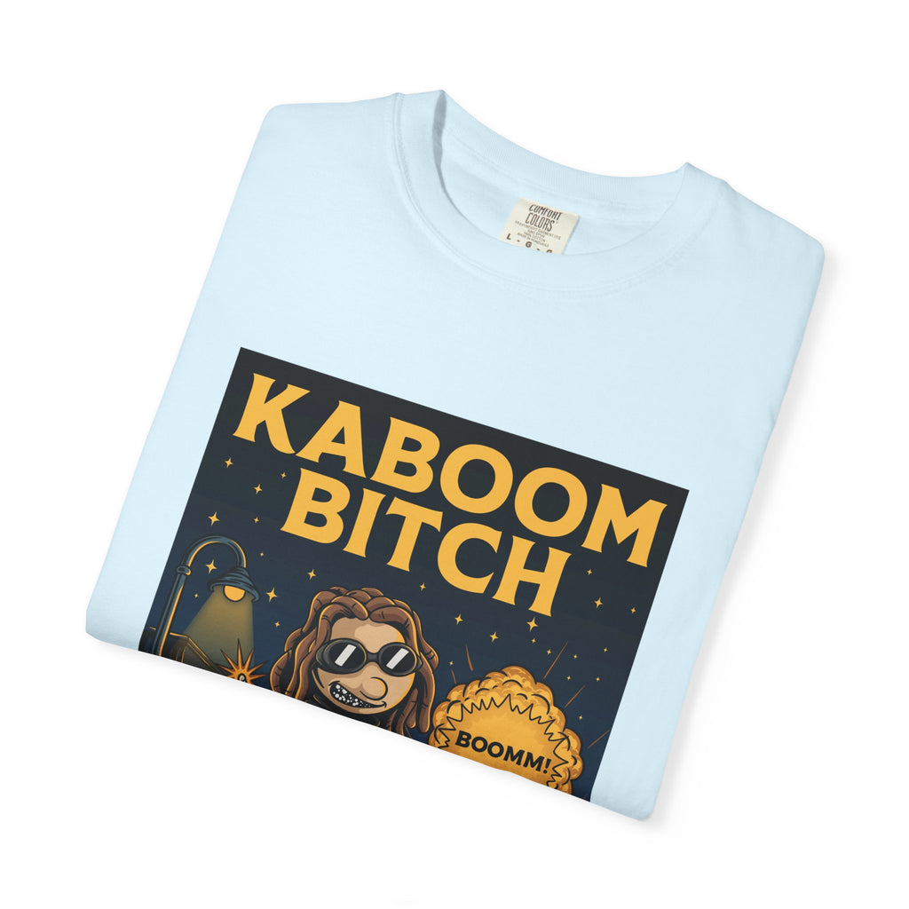 Kaboom Bitch T-Shirt — Vintage Cartoon Explosion Graphic Tee