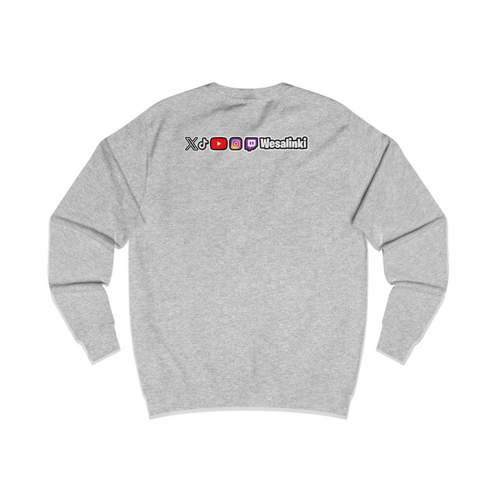 Sneaky Man Sweatshirt — Funny Nighttime Thief Cartoon Crewneck