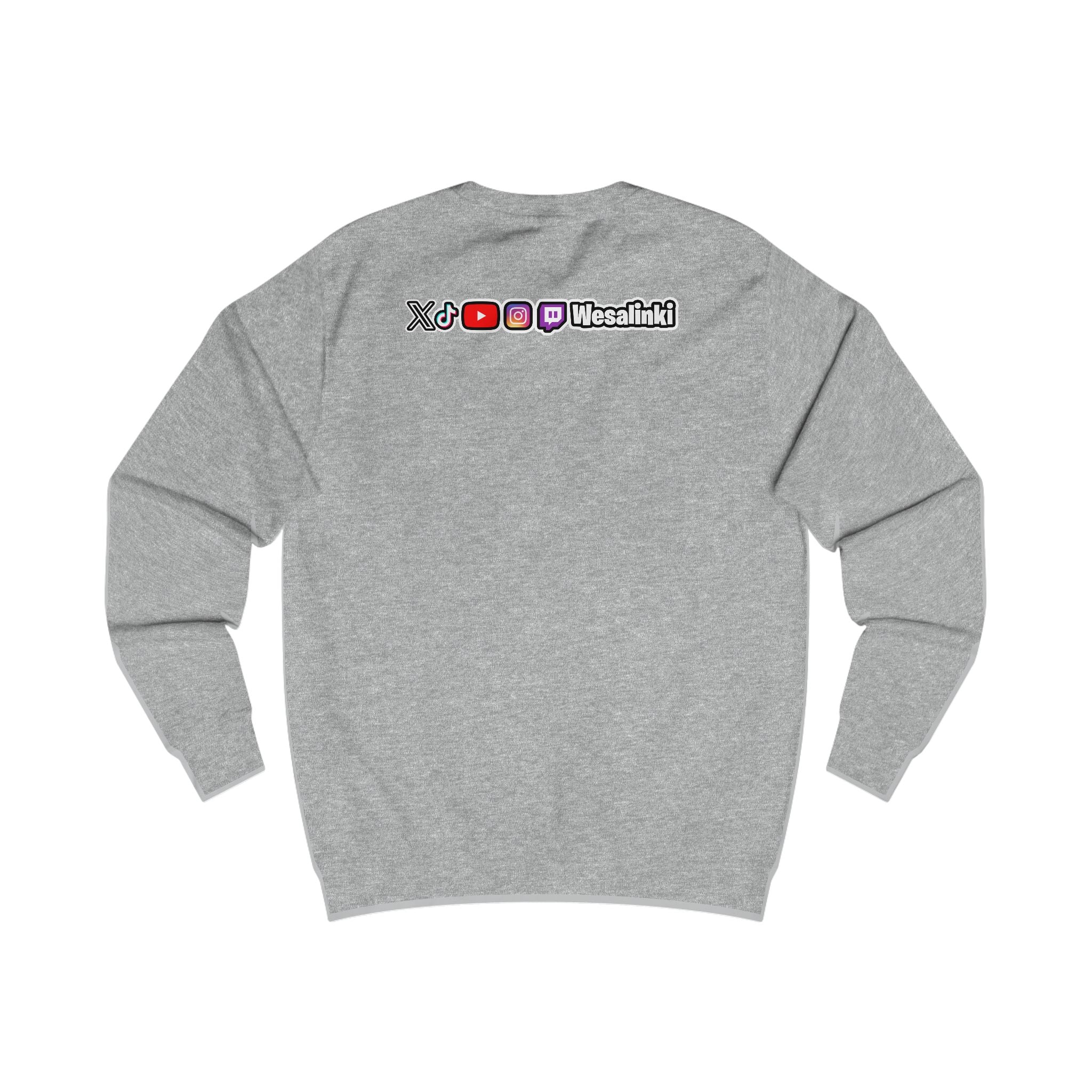 Sneaky Man Sweatshirt — Funny Nighttime Thief Cartoon Crewneck