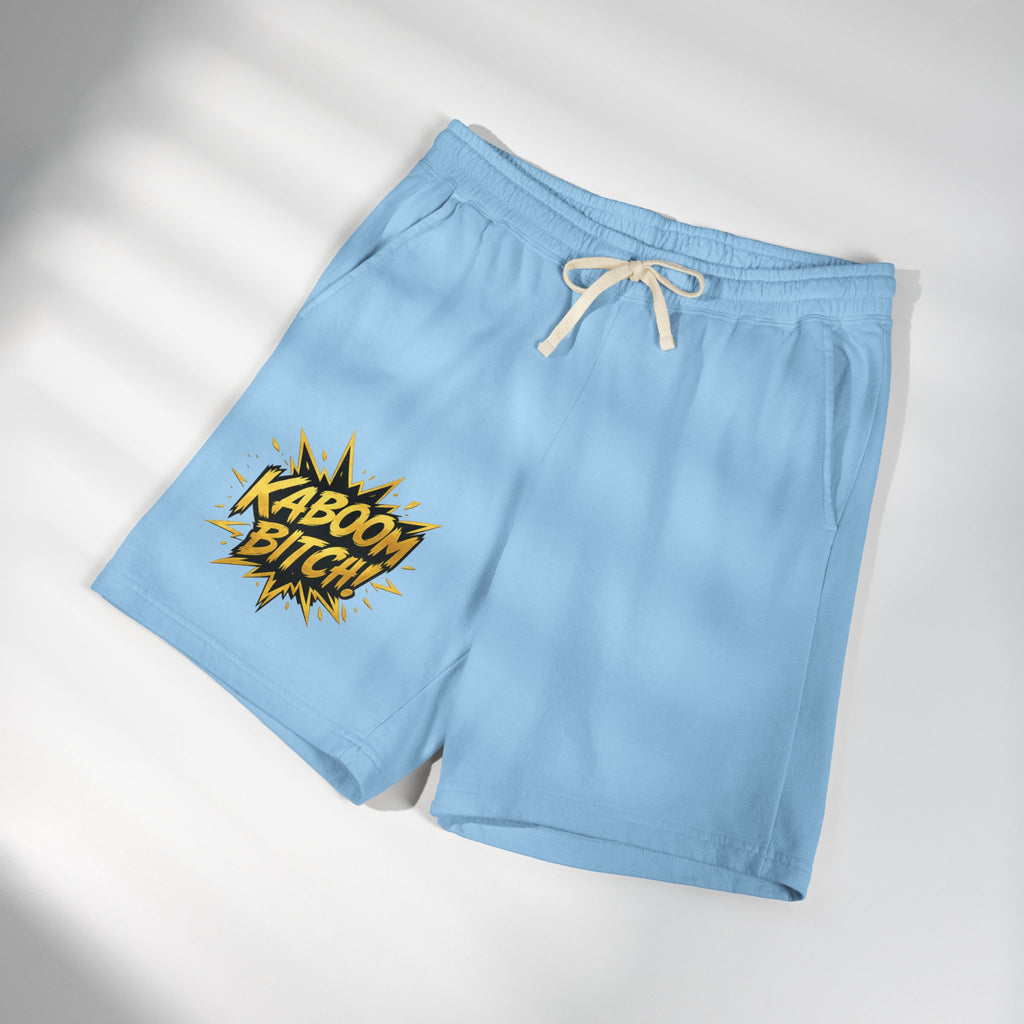 Kaboom Bitch! Sweat Shorts — Casual Fleece Lounge Shorts