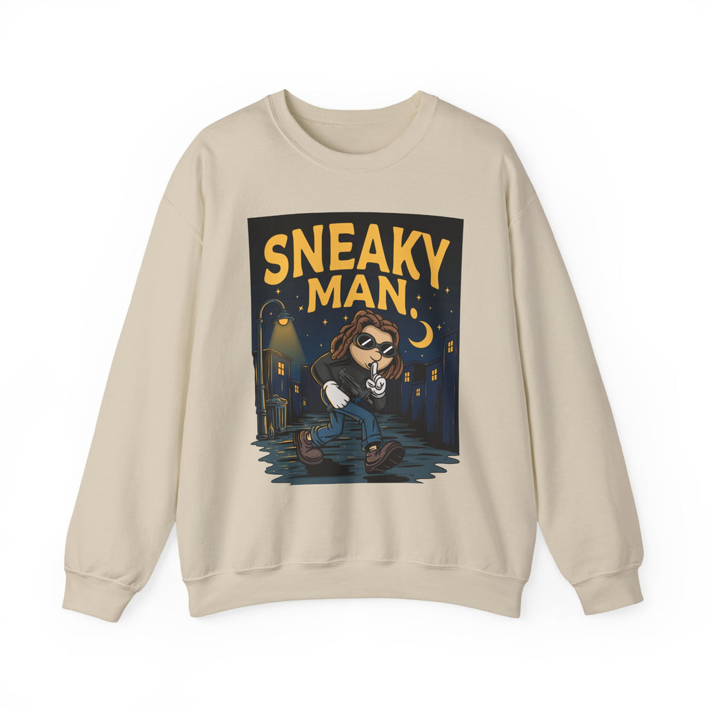 Sneaky Man Crewneck Sweatshirt