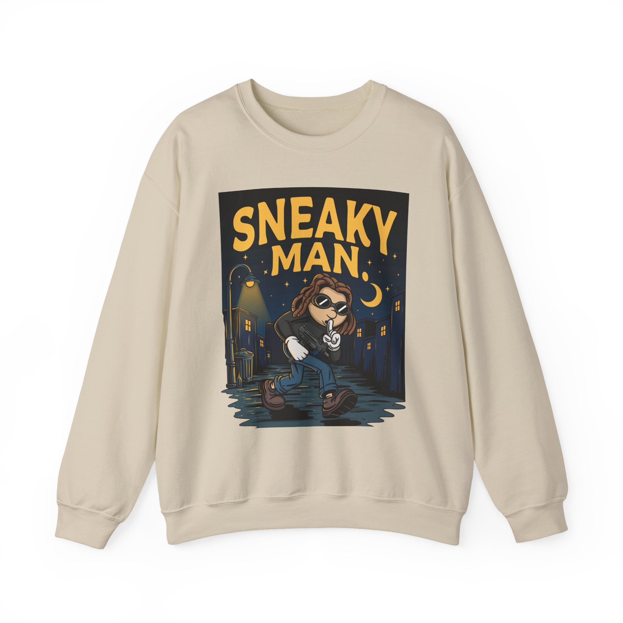 Sneaky Man Crewneck Sweatshirt