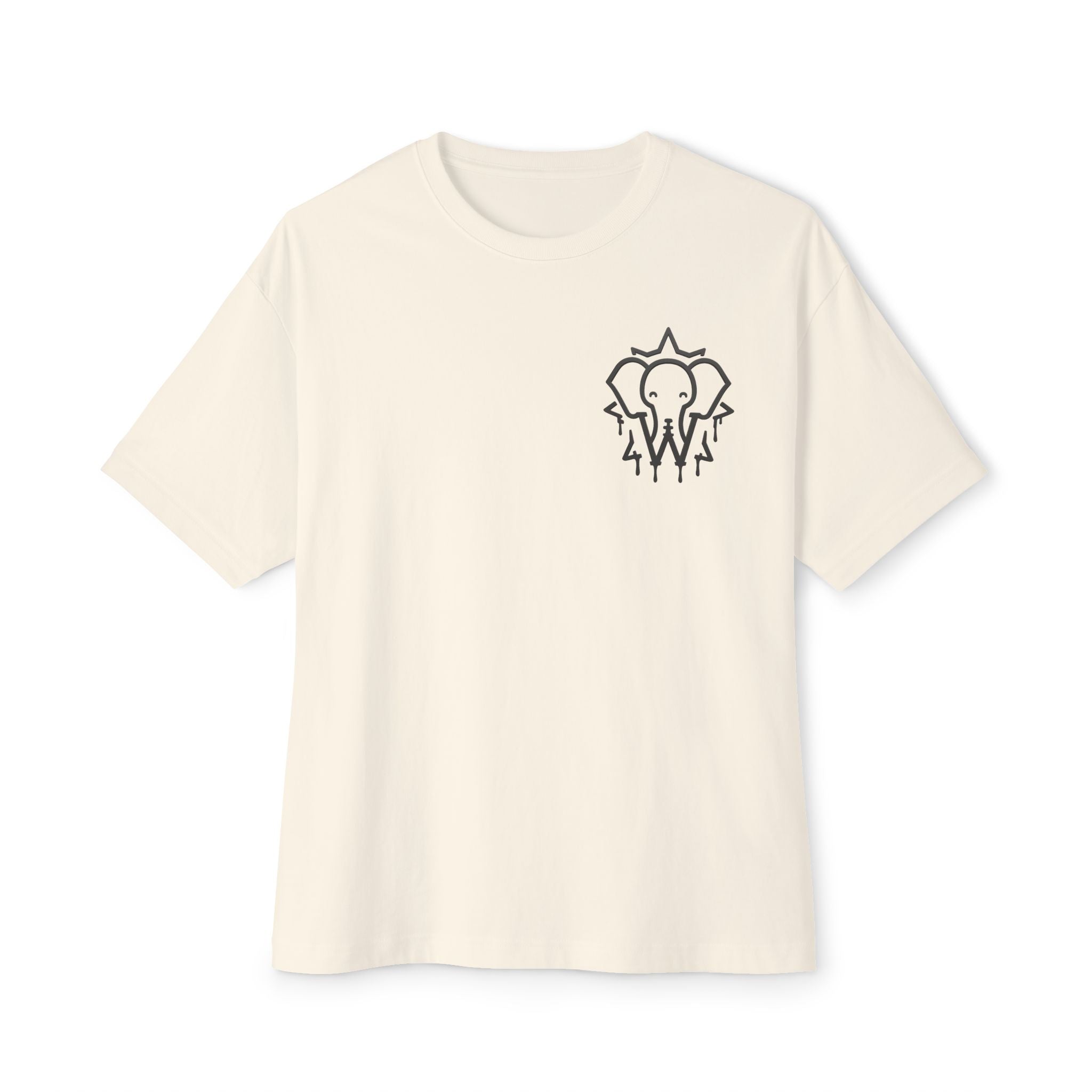 Wesalinki Elephant logo Oversize tee