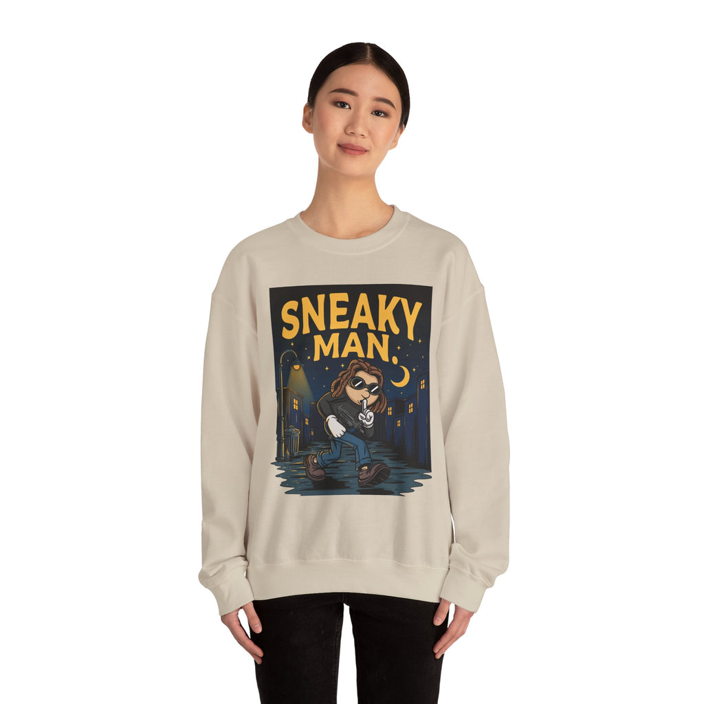 Sneaky Man Crewneck Sweatshirt