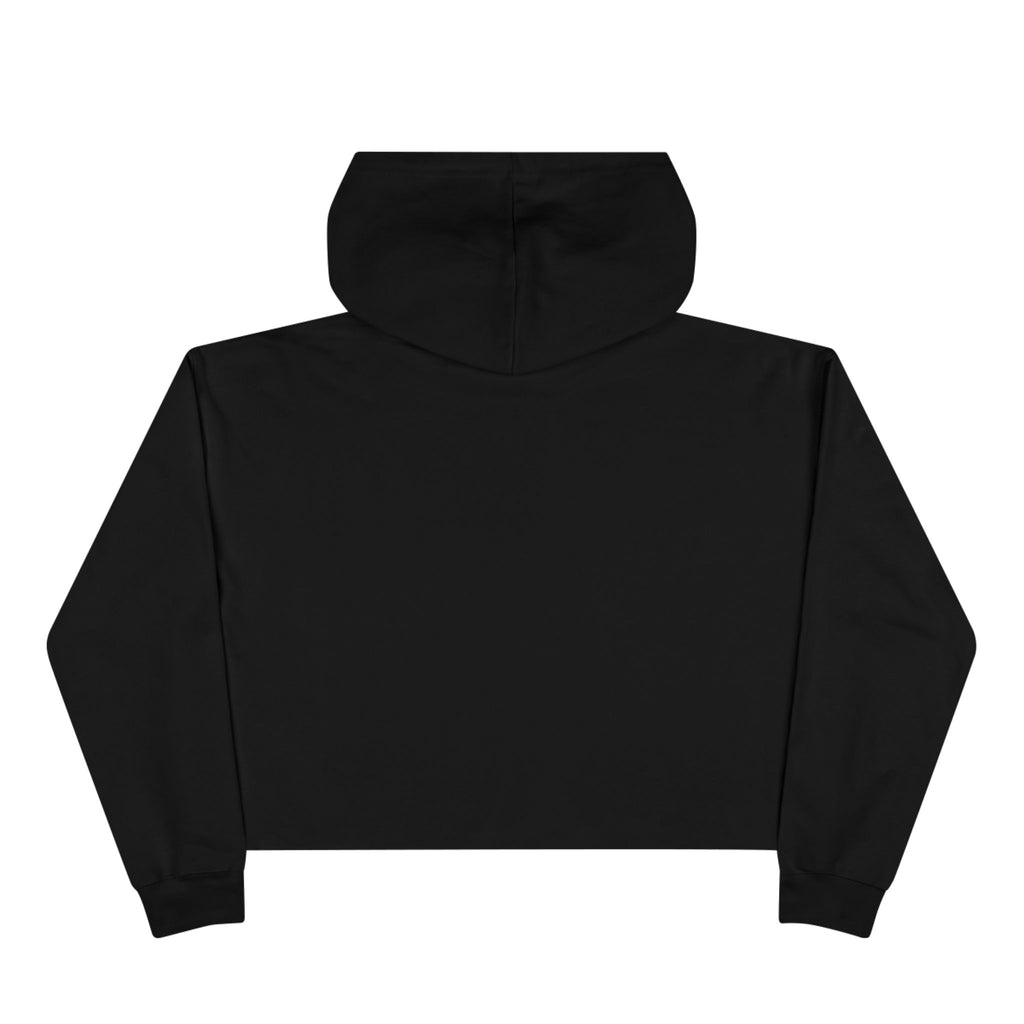 Sneaky Girl Cropped Hoodie — Retro Lettering