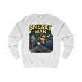 Sneaky Man Sweatshirt — Funny Nighttime Thief Cartoon Crewneck