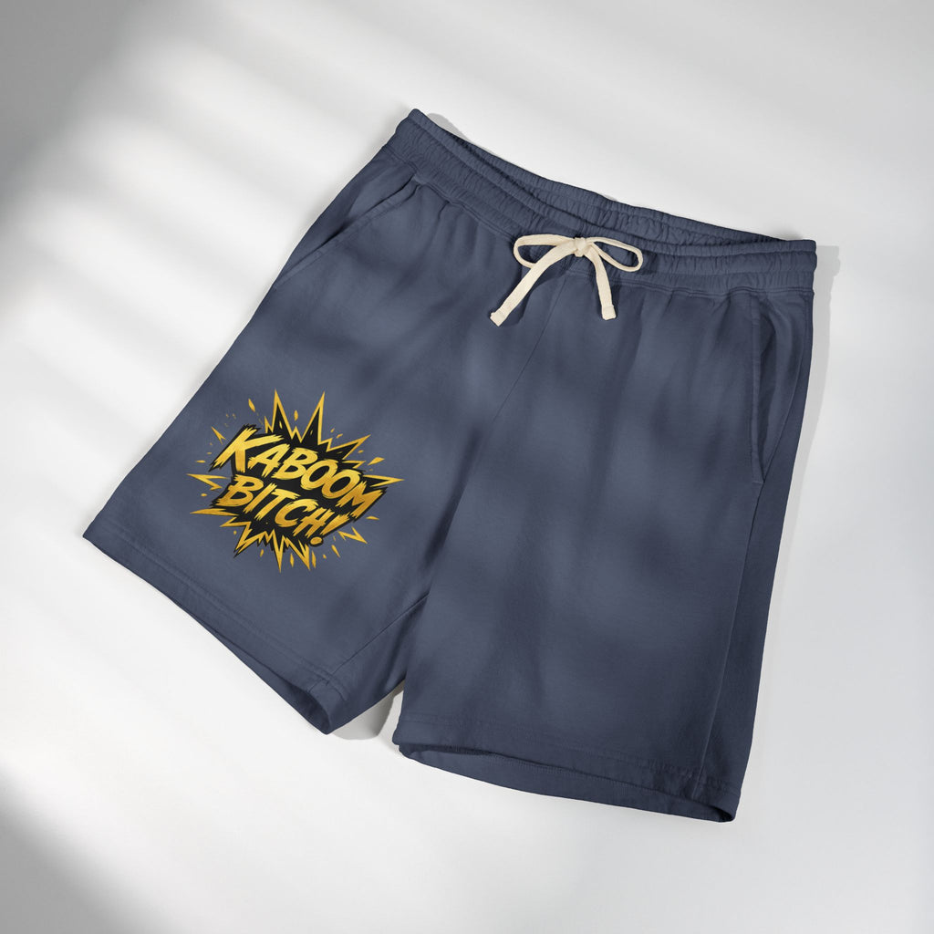 Kaboom Bitch! Sweat Shorts — Casual Fleece Lounge Shorts