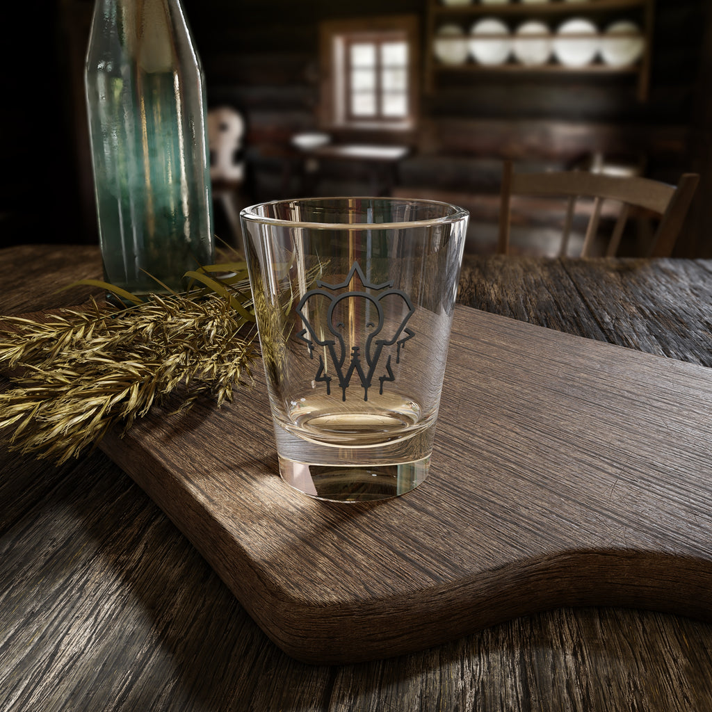 Elephant Logo Shot Glass — 1.5oz Branded Party Shotglass