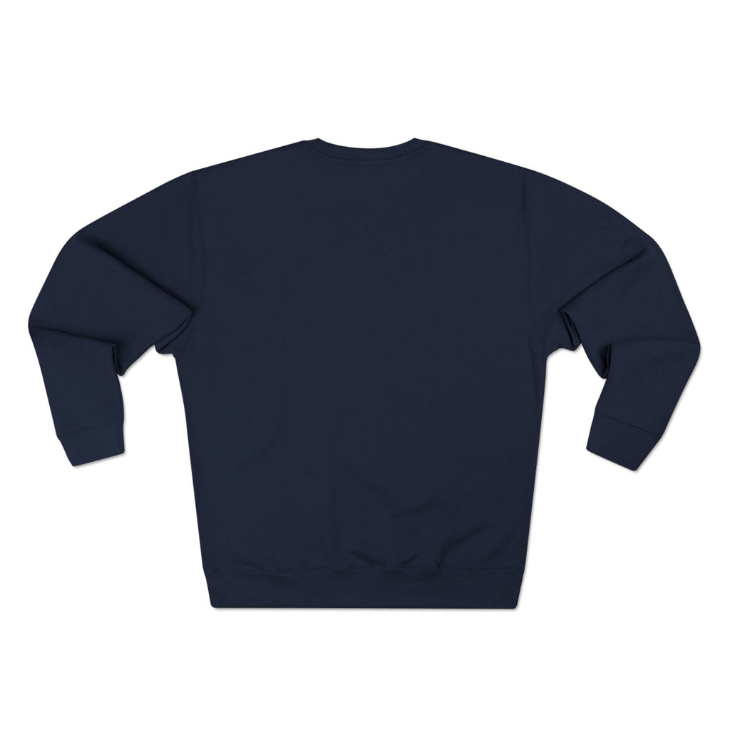 Sneaky Man Crewneck Sweatshirt — Retro Collegiate Graphic Pullover