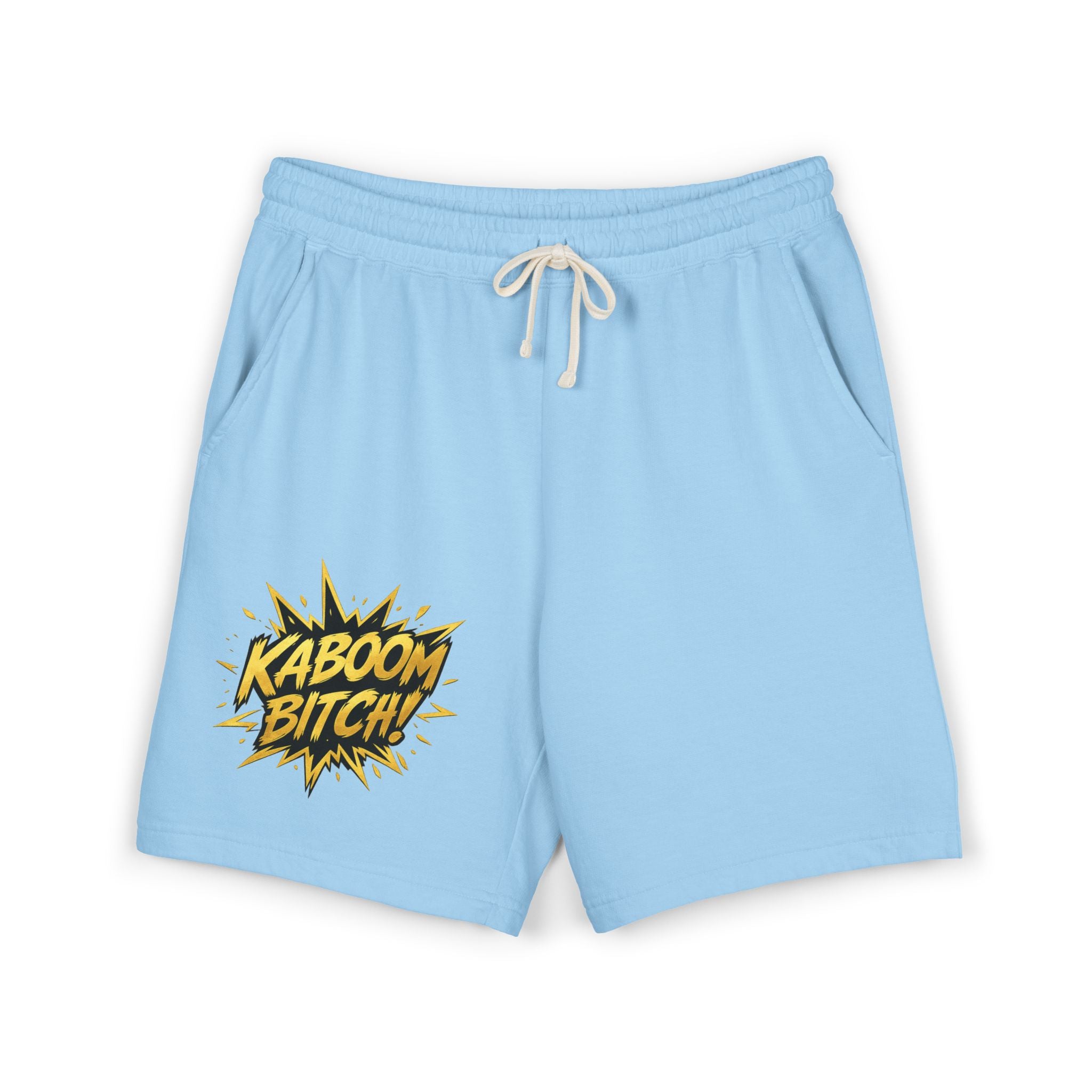 Kaboom Bitch! Sweat Shorts — Casual Fleece Lounge Shorts