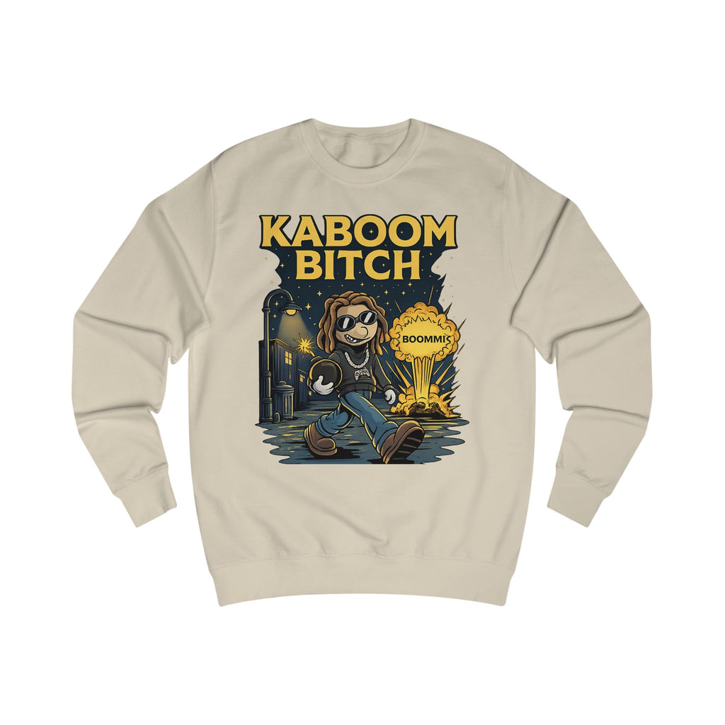 Kaboom Bitch Sweatshirt — Gamer Explosion Graphic Crewneck
