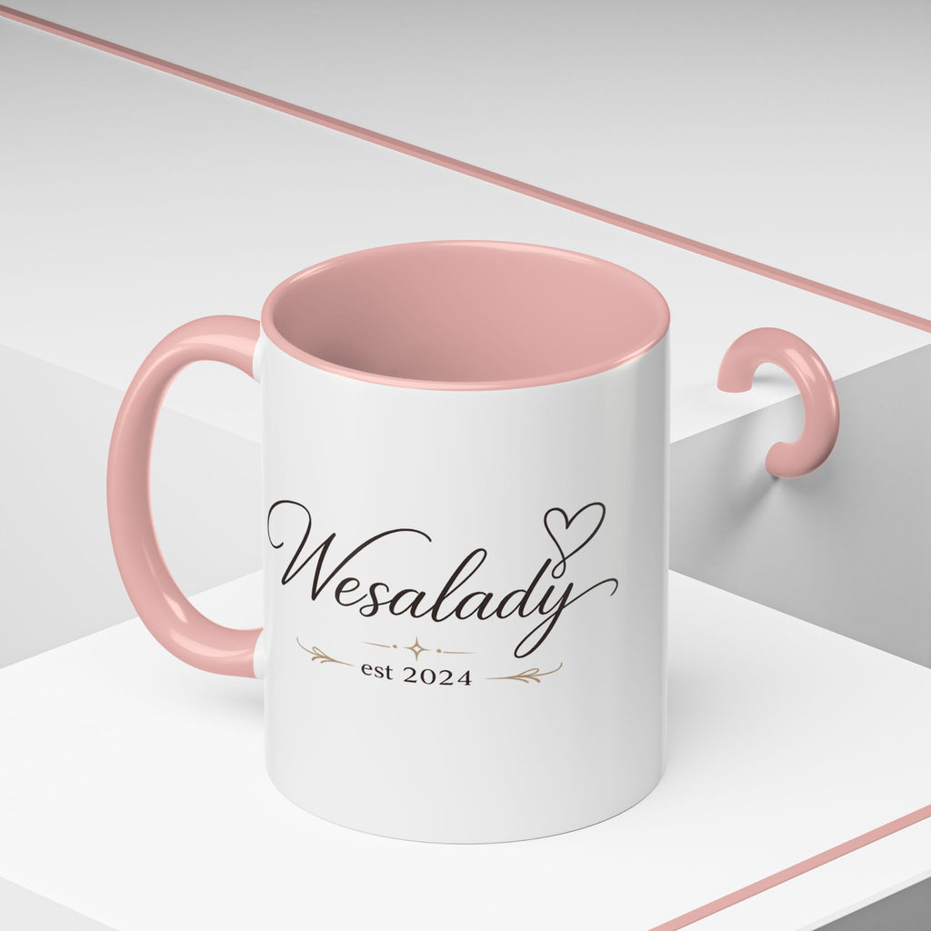 Wesalady Est. 2024 Accent Coffee Mug