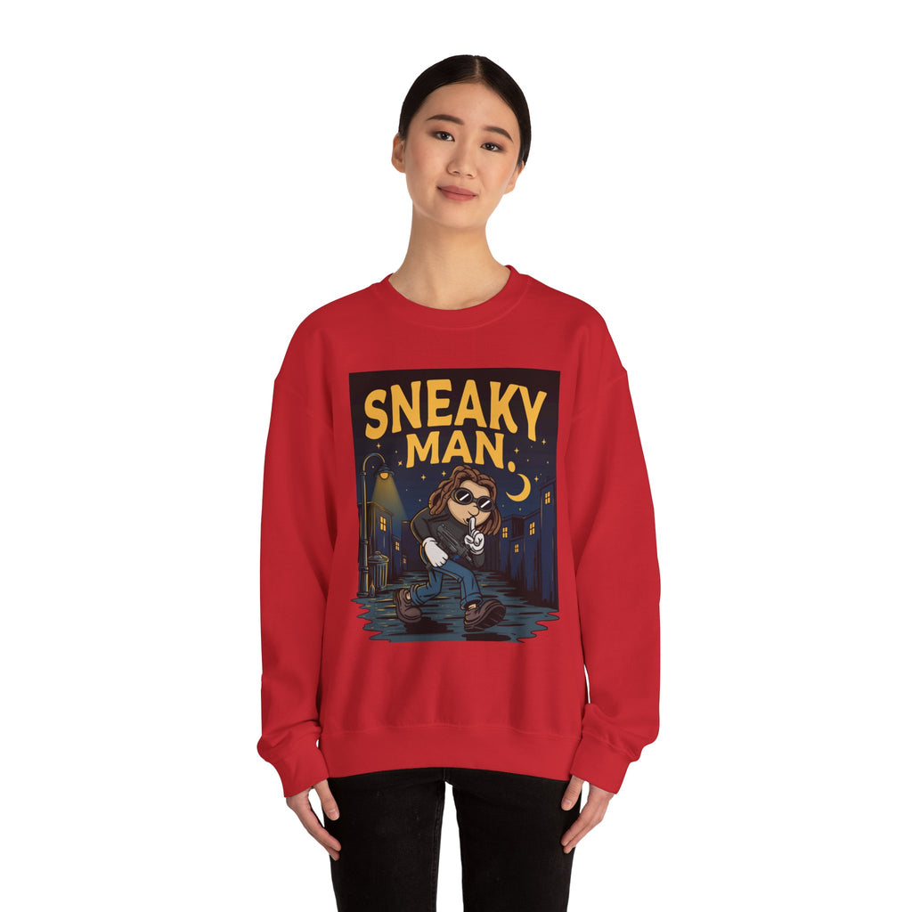 Sneaky Man Crewneck Sweatshirt