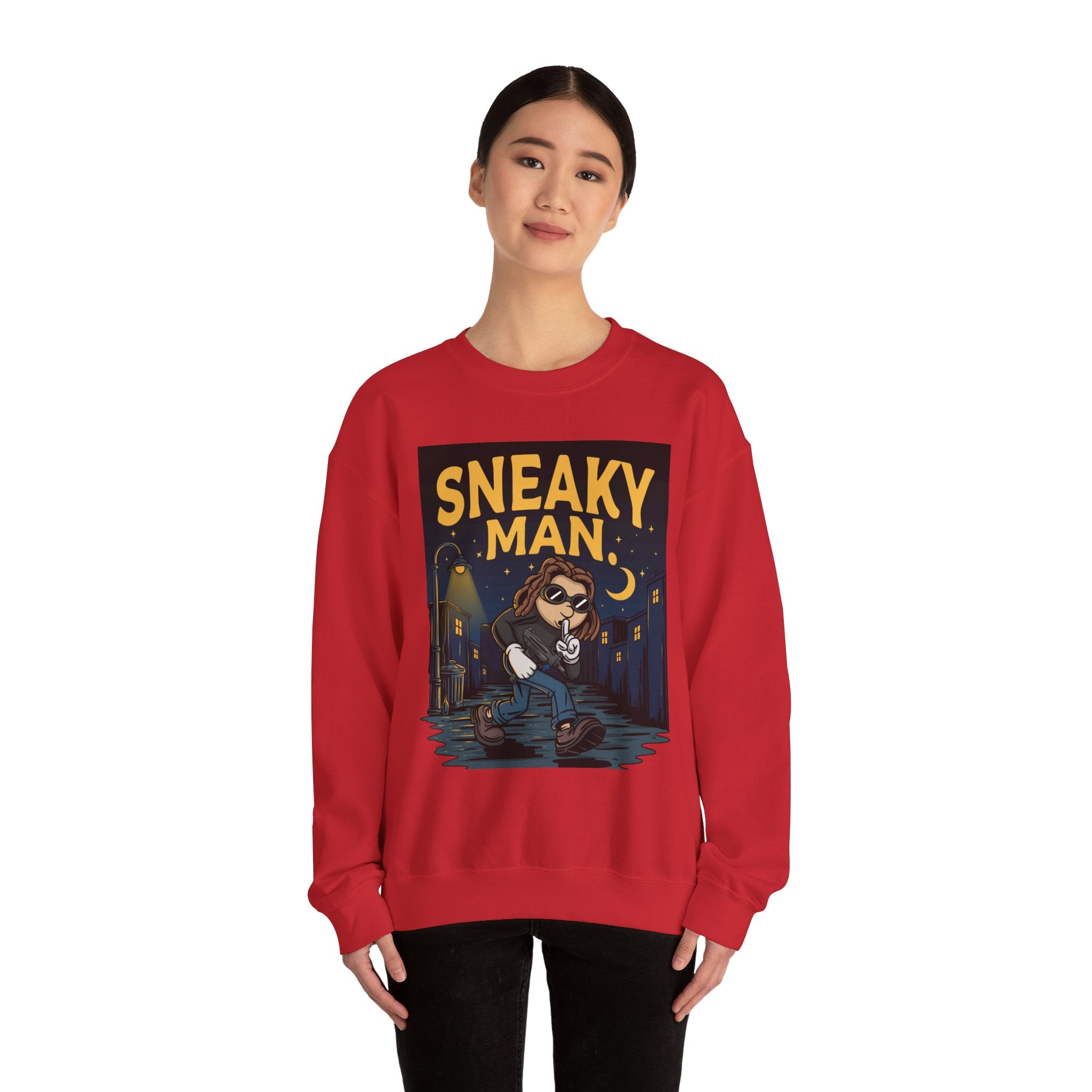 Sneaky Man Crewneck Sweatshirt